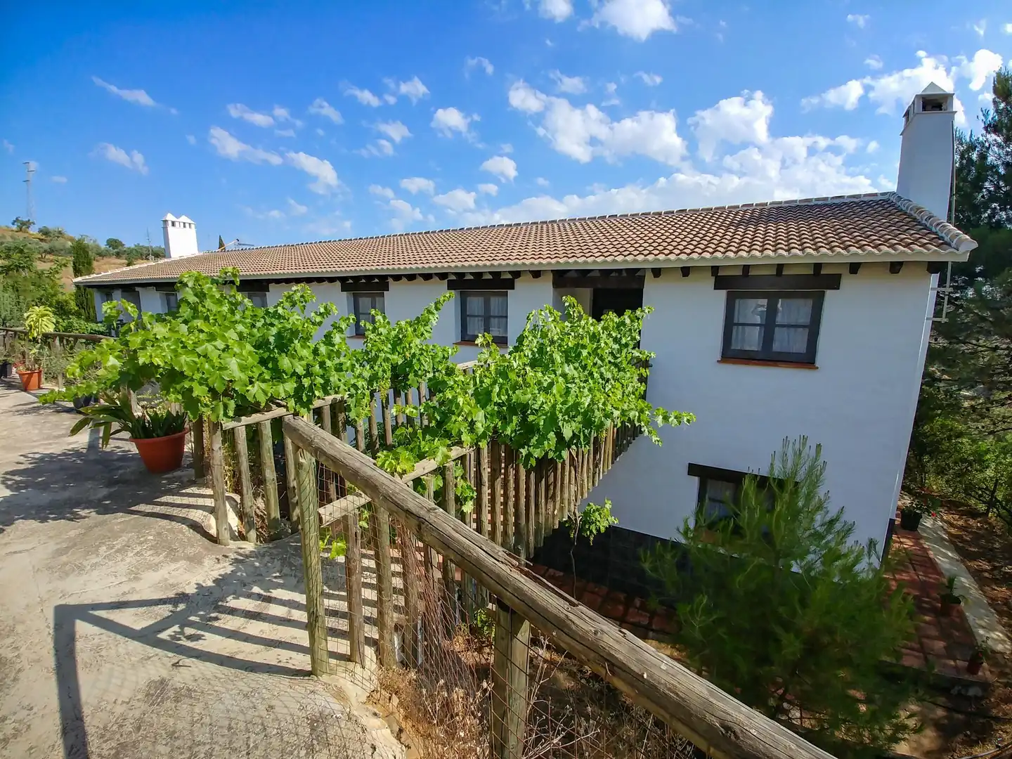 Vista exterior de Finca rústica en venta en Almogía con Aire acondicionado, Terraza y Piscina