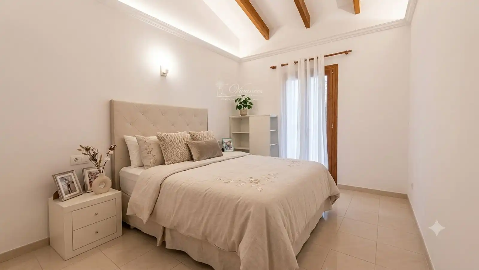Bedroom of Houses for rent in Santa Eugènia  with Air Conditioner and Swimming Pool