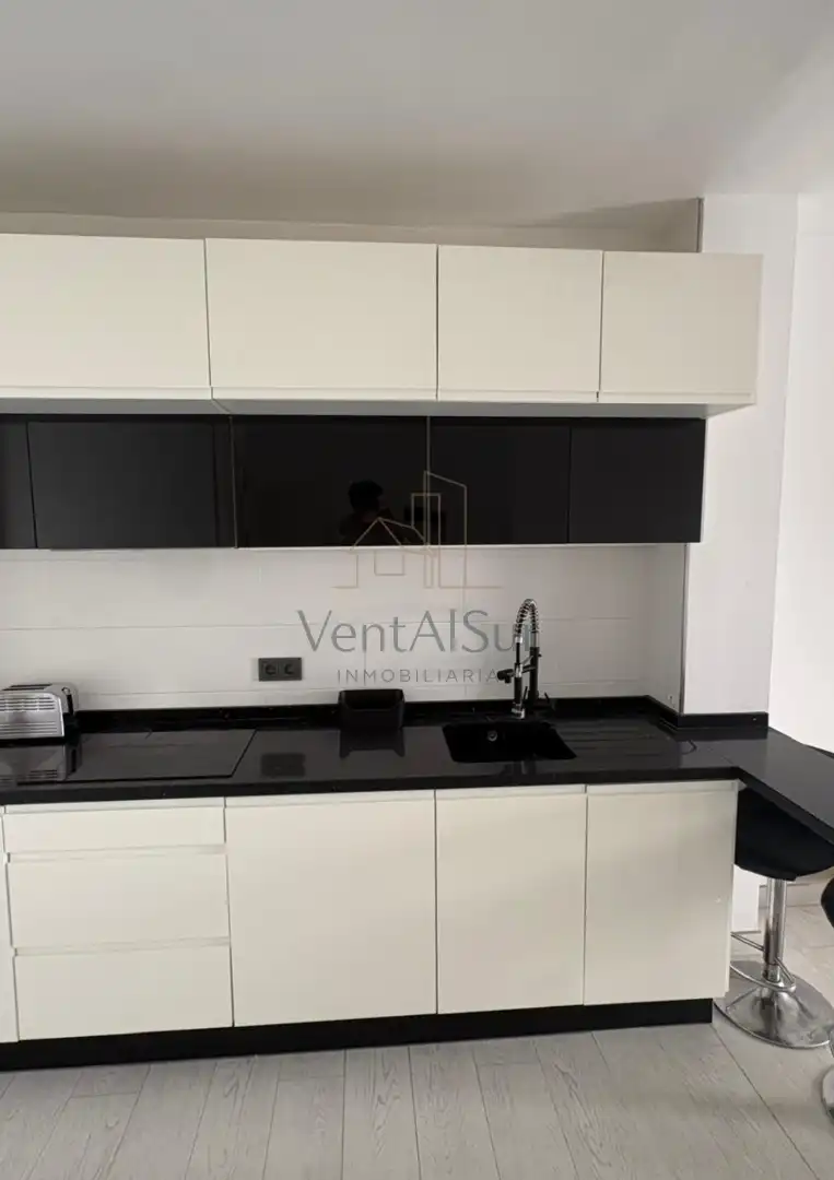 Kitchen of Flat for sale in Sanlúcar de Barrameda  with Air Conditioner, Terrace and Furnished
