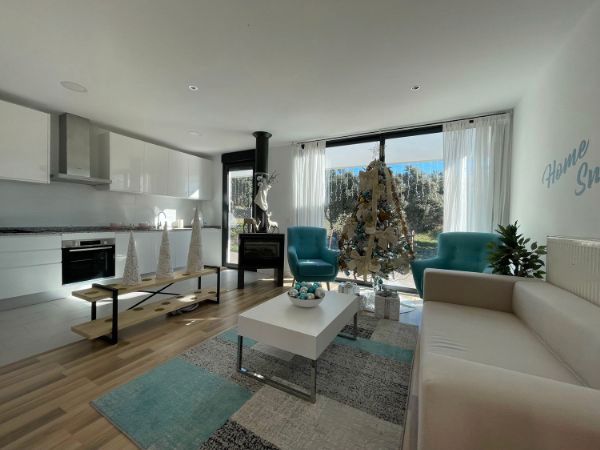 Living room of Single-family semi-detached for sale in Vegas de Matute  with Heating, Private garden and Oven