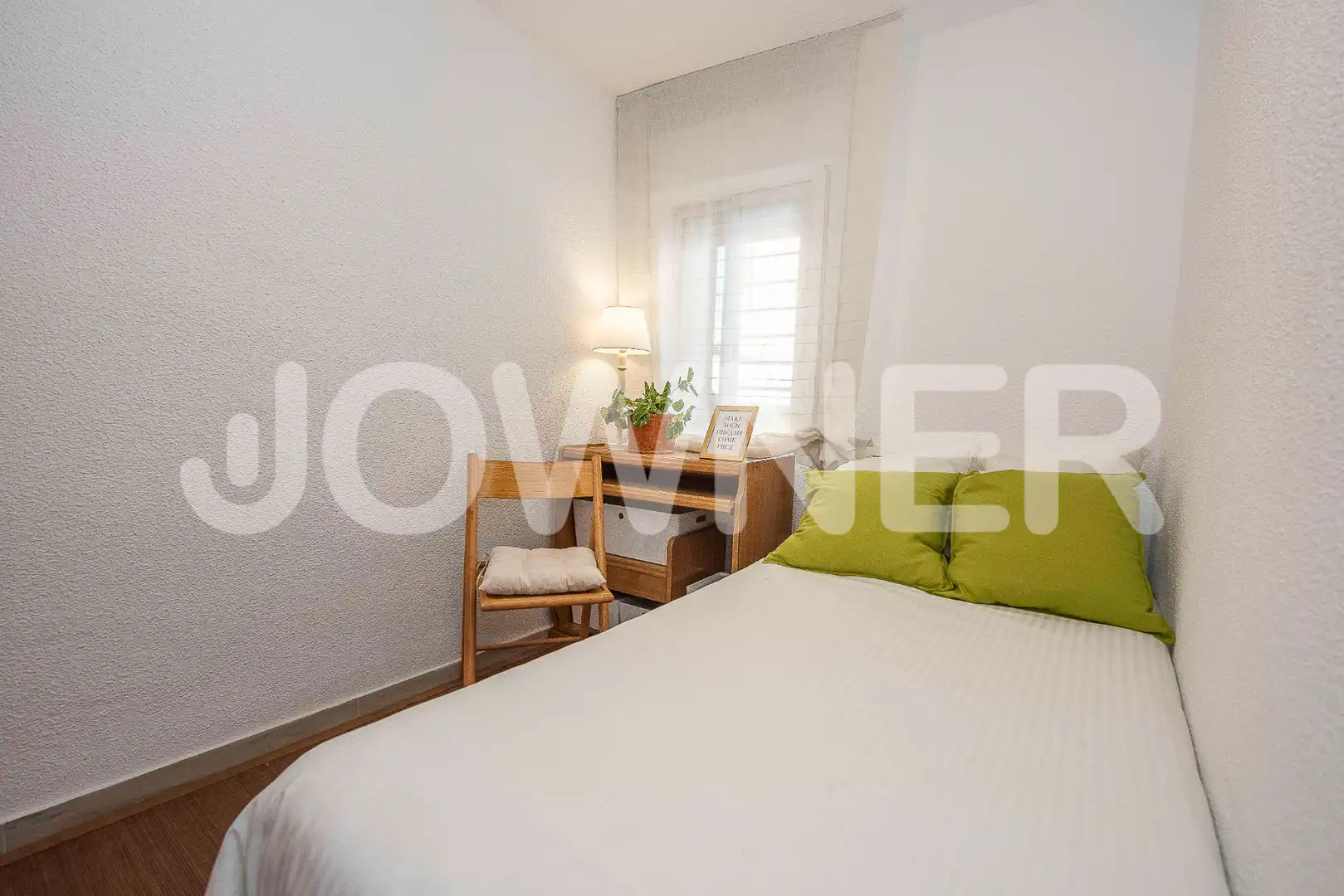 Schlafzimmer von Wohnung zur Miete in Madrid mit Heizung, Möbliert und Ofen