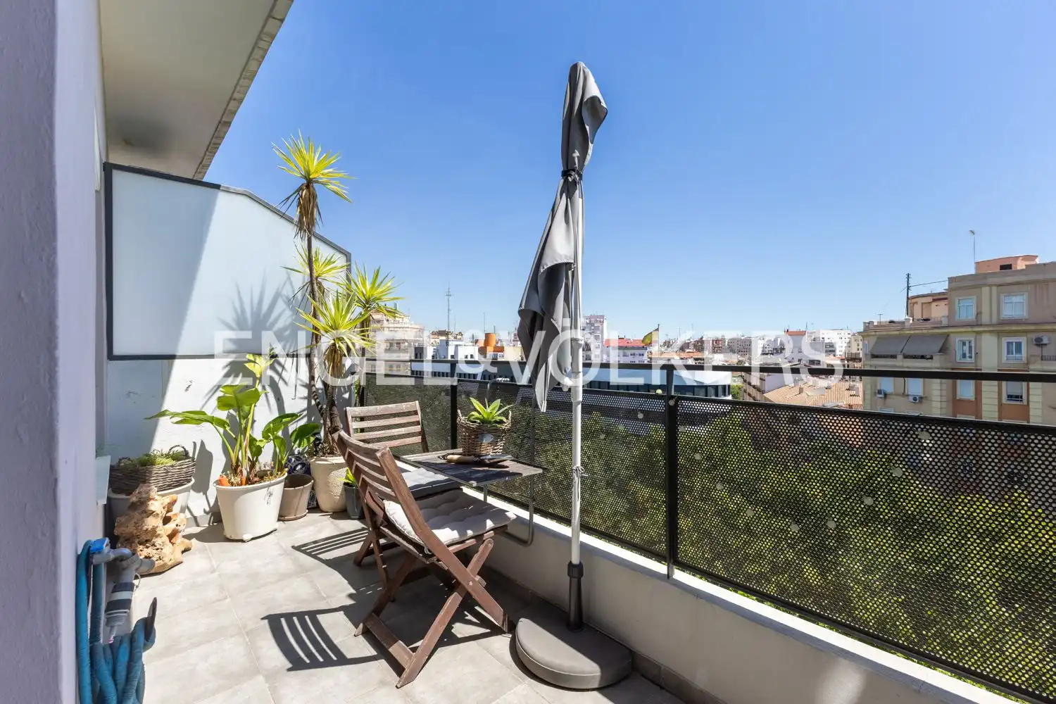 Terrace of Flat for sale in Valencia  with Air Conditioner, Heating and Balcony
