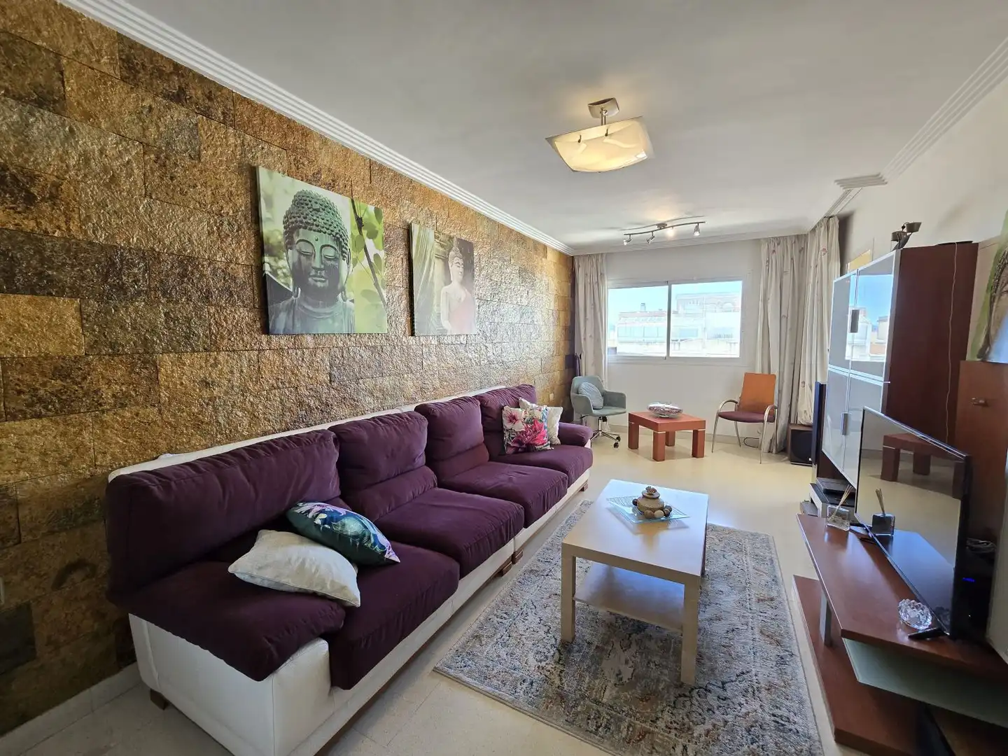 Sala d'estar de Pis en venda en Málaga amb Aire condicionat, Terrassa i Traster