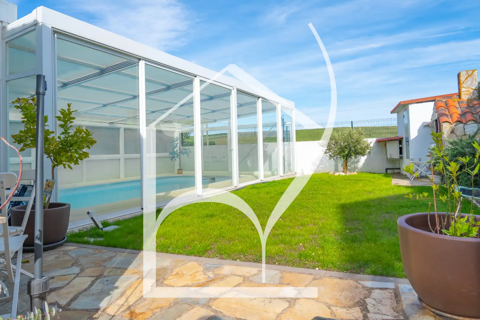 Swimming pool of Detached homes for sale in Arapiles  with Heating, Terrace and Swimming Pool