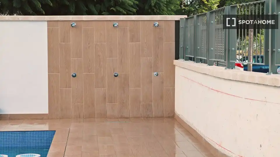 Terrace of Flat for rent in Valencia  with Air Conditioner, Heating and Furnished