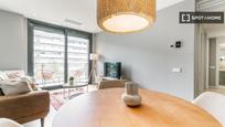 Sala d'estar de Pis de lloguer en  Barcelona Capital amb Aire condicionat, Calefacció i Moblat
