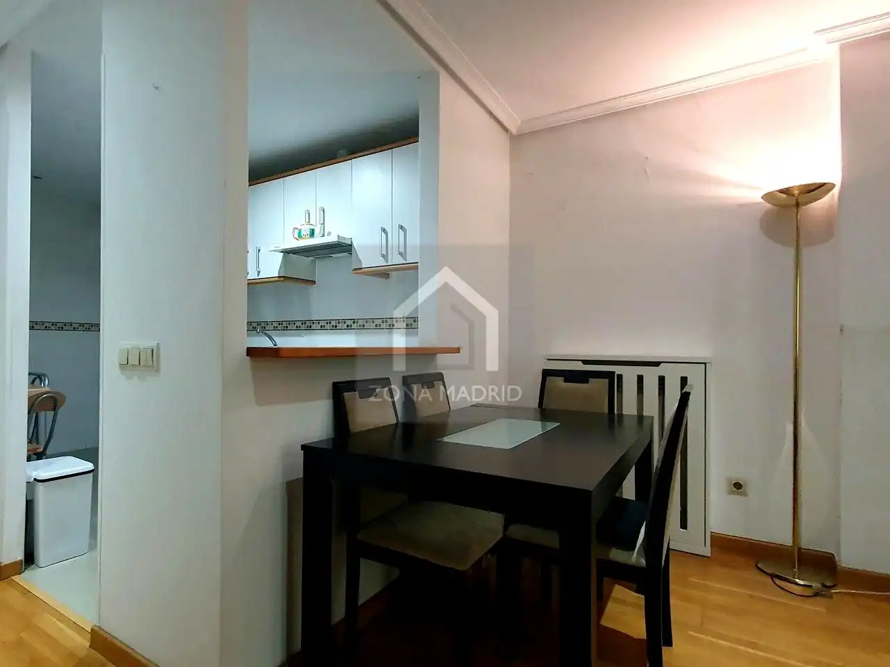 Esszimmer von Wohnung zur Miete in Madrid mit Klimaanlage, Heizung und Parkett