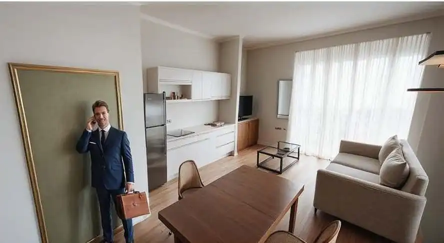 Sala de estar de Estudio en venta en Torrevieja con Aire acondicionado y Terraza