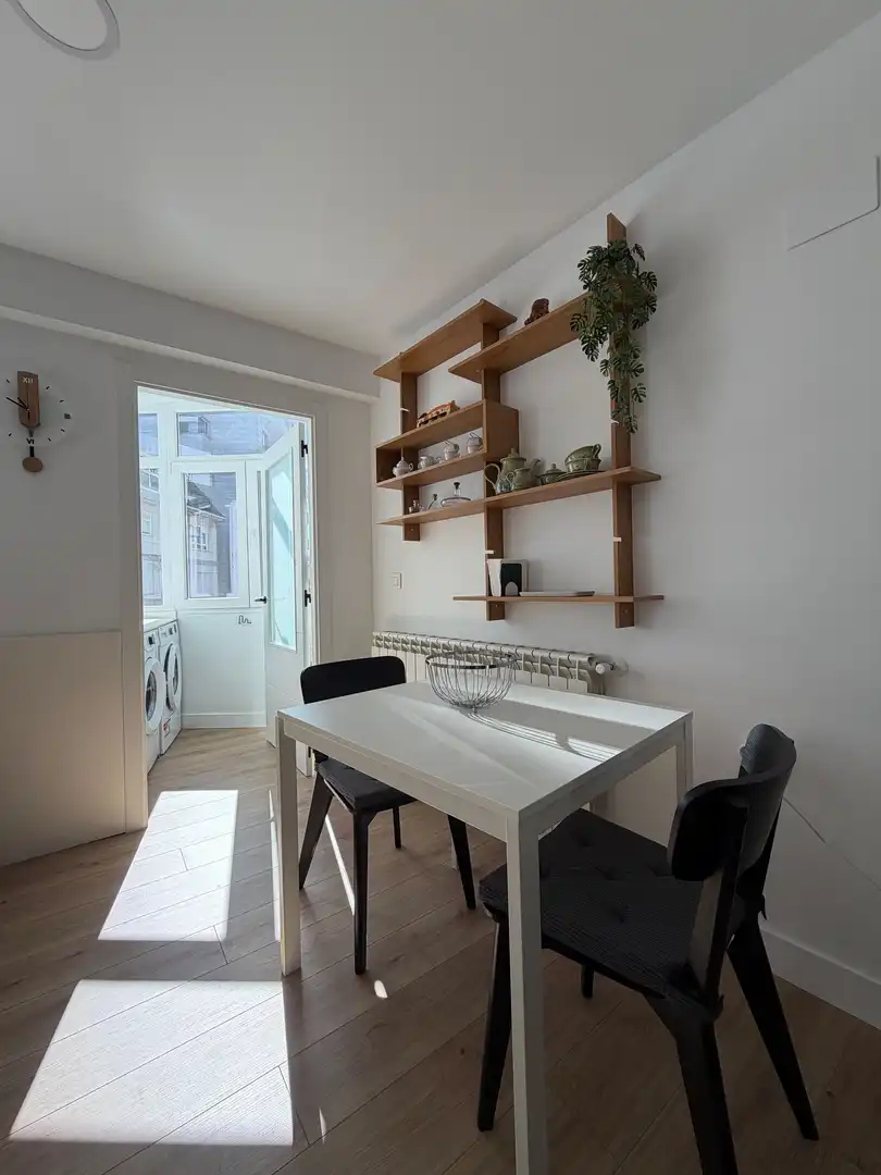 Menjador de Apartament de lloguer en Lugo amb Calefacció i Moblat