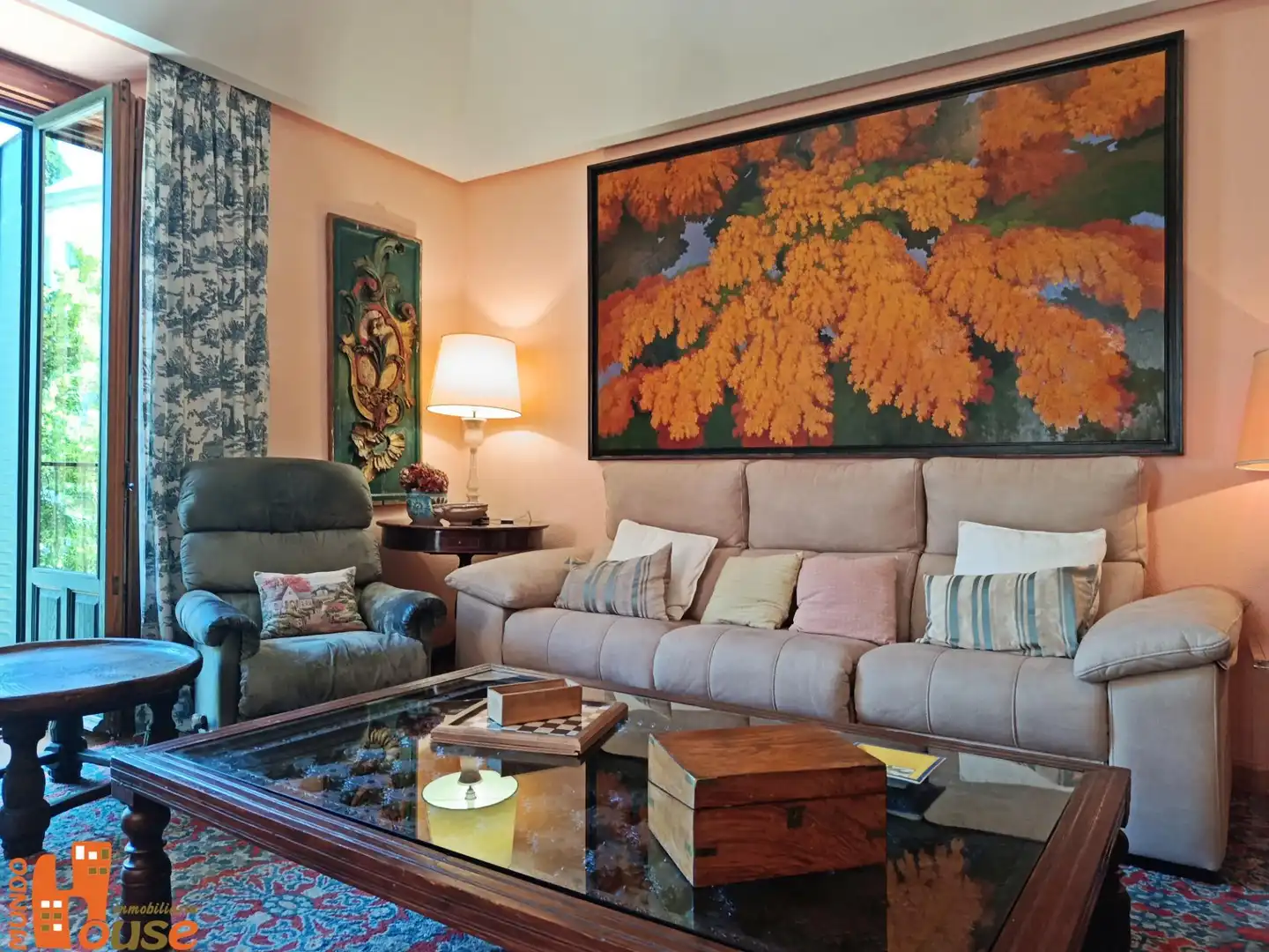 Wohnzimmer von Wohnung zum Verkauf in Real Sitio de San Ildefonso mit Heizung und Balkon