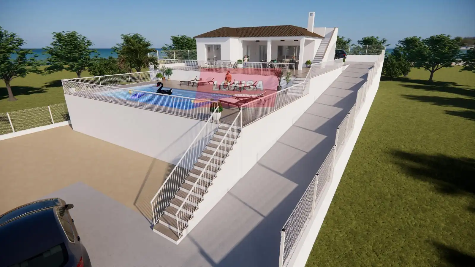 Xalet amb piscina en venda a Vera Ciudad