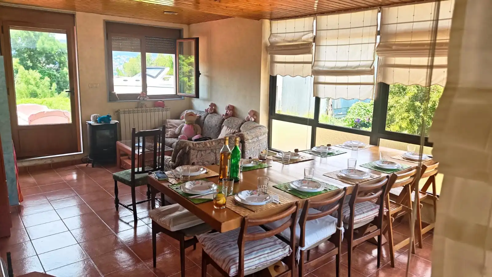 Dining room of Houses for sale in Redondela  with Heating, Private garden and Parquet flooring