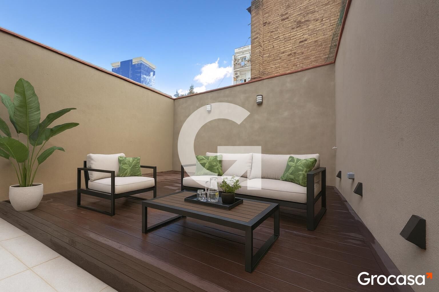 Terrace of Planta baja for sale in  Barcelona Capital  with Air Conditioner, Heating and Terrace