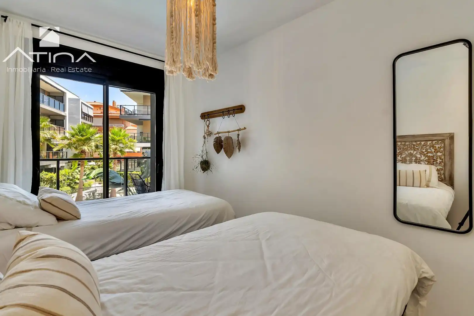 Dormitori de Apartament en venda en Jávea / Xàbia amb Aire condicionat, Jardí privat i Terrassa