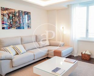 Living room of Flat to rent in  Madrid Capital  with Air Conditioner, Heating and Terrace