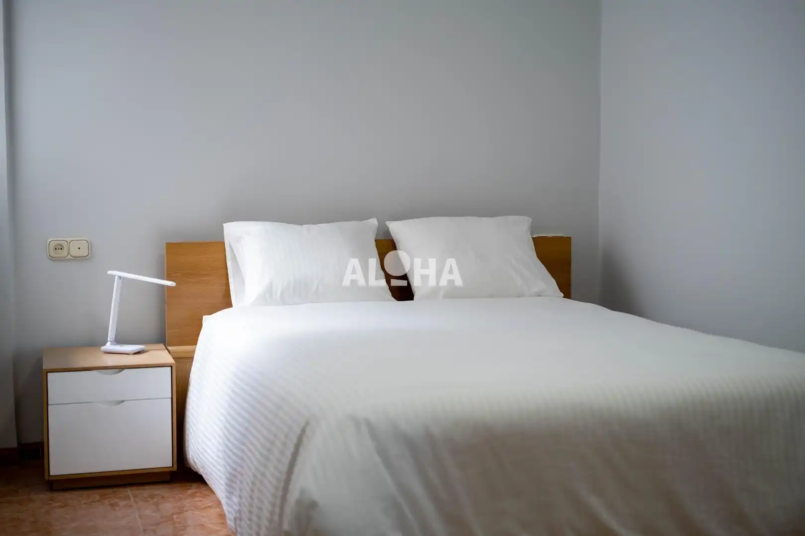 Dormitori de Apartament de lloguer en Moncada amb Aire condicionat, Moblat i Balcó