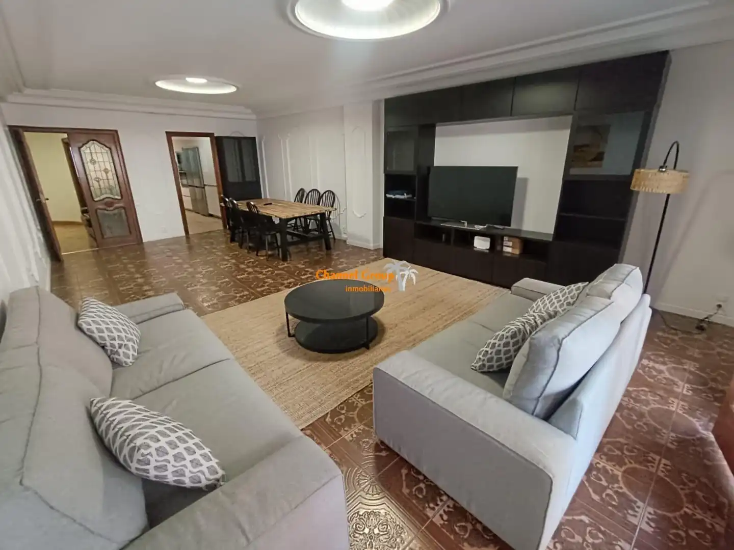 Living room of Flat for rent in Elche / Elx  with Furnished and Balcony