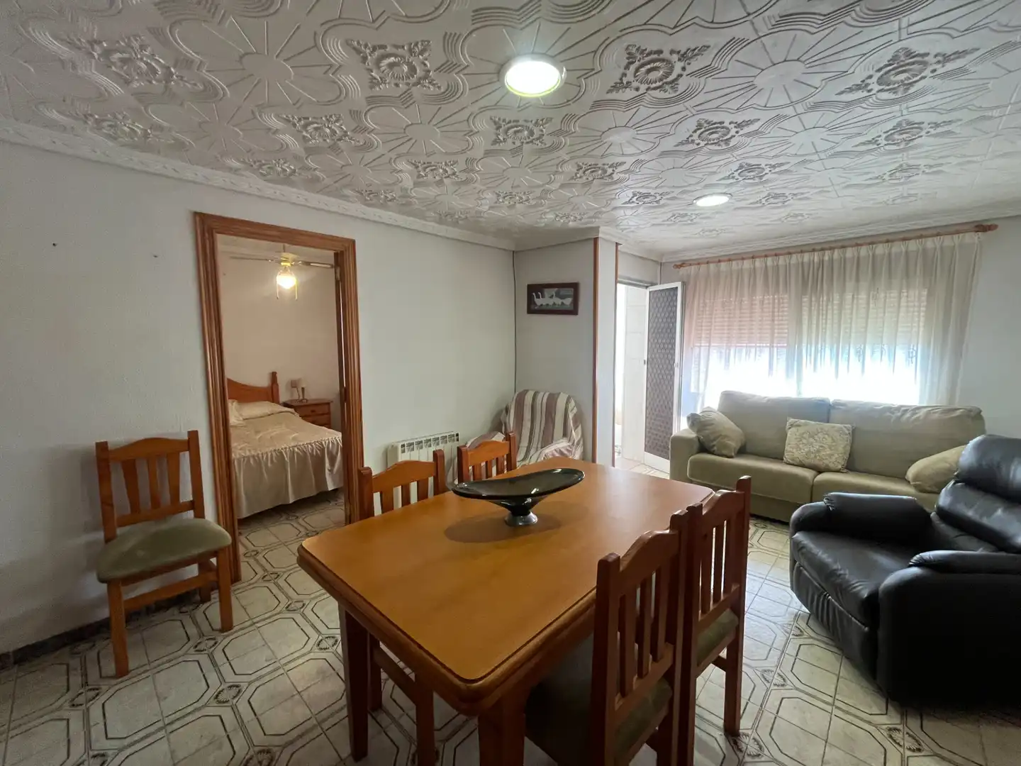 Sala de estar de Piso en venta en Sagunto / Sagunt con Amueblado, Horno y Lavadora