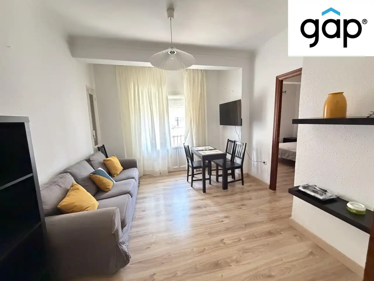 Living room of Flat for rent in Cuenca Capital  with Heating