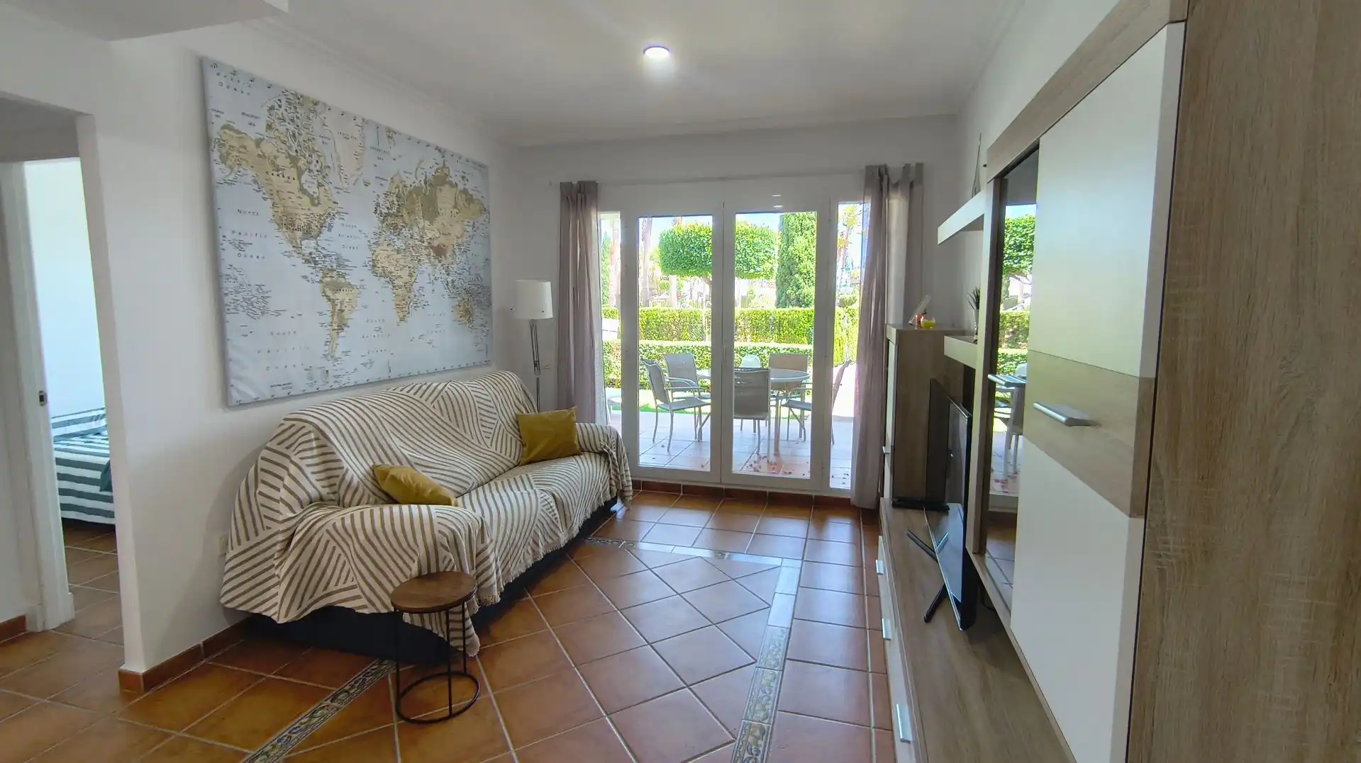 Sala d'estar de Apartament en venda en Mojácar amb Aire condicionat, Calefacció i Traster