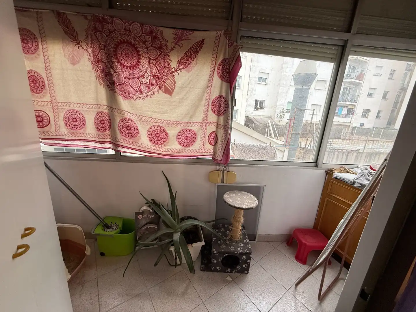 Terrasse von Wohnung zum Verkauf in Santa Coloma de Gramenet mit Klimaanlage, Heizung und Terrasse