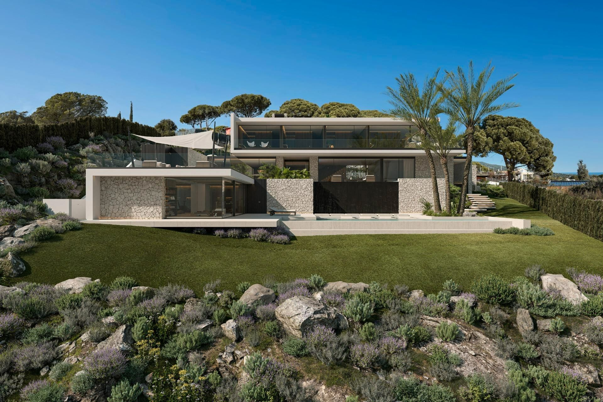 Vista exterior de Casa o chalet en venta en Sant Andreu de Llavaneres con Aire acondicionado, Calefacción y Jardín privado