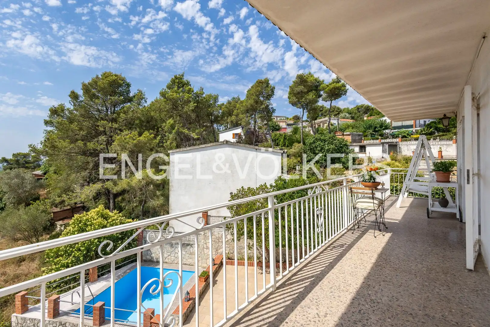 Terrassa de Casa o xalet en venda en Mediona amb Calefacció, Jardí privat i Piscina