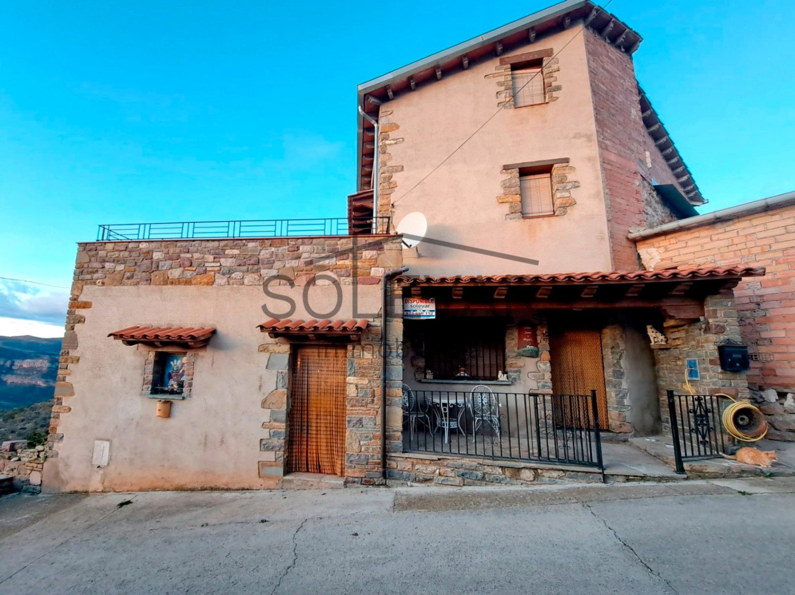 Vista exterior de Casa o xalet en venda en Conca de Dalt amb Calefacció, Jardí privat i Terrassa