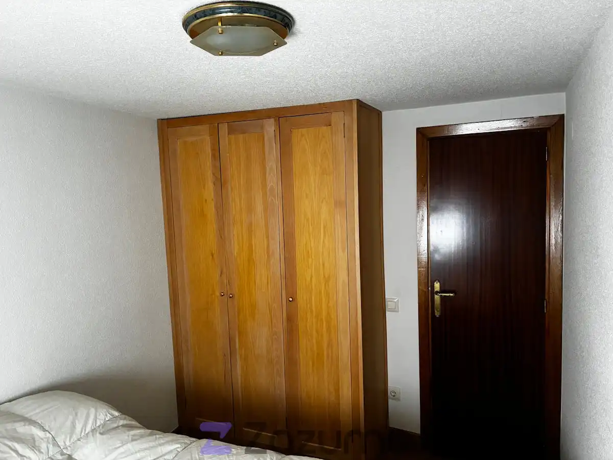 Schlafzimmer von Wohnung zur Miete in Segovia mit Heizung, Parkett und Möbliert