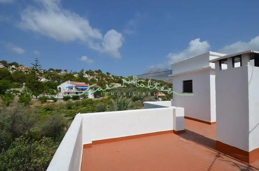 Terrassa de Casa o xalet en venda en Altea amb Aire condicionat, Jardí privat i Terrassa
