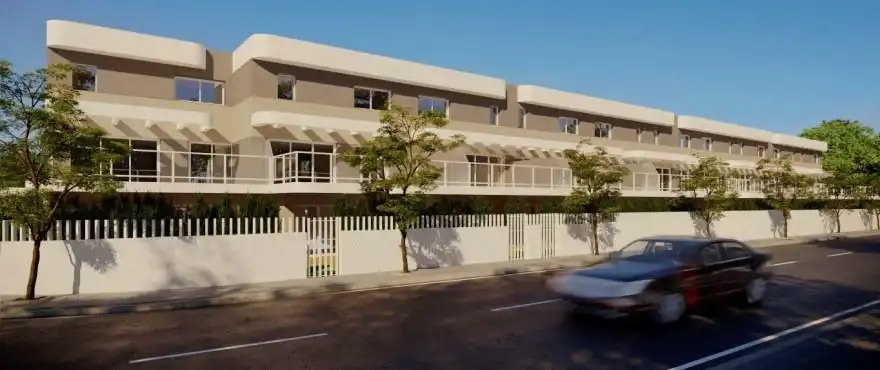Vista exterior de Casa o xalet en venda en Elche / Elx amb Aire condicionat, Jardí privat i Terrassa