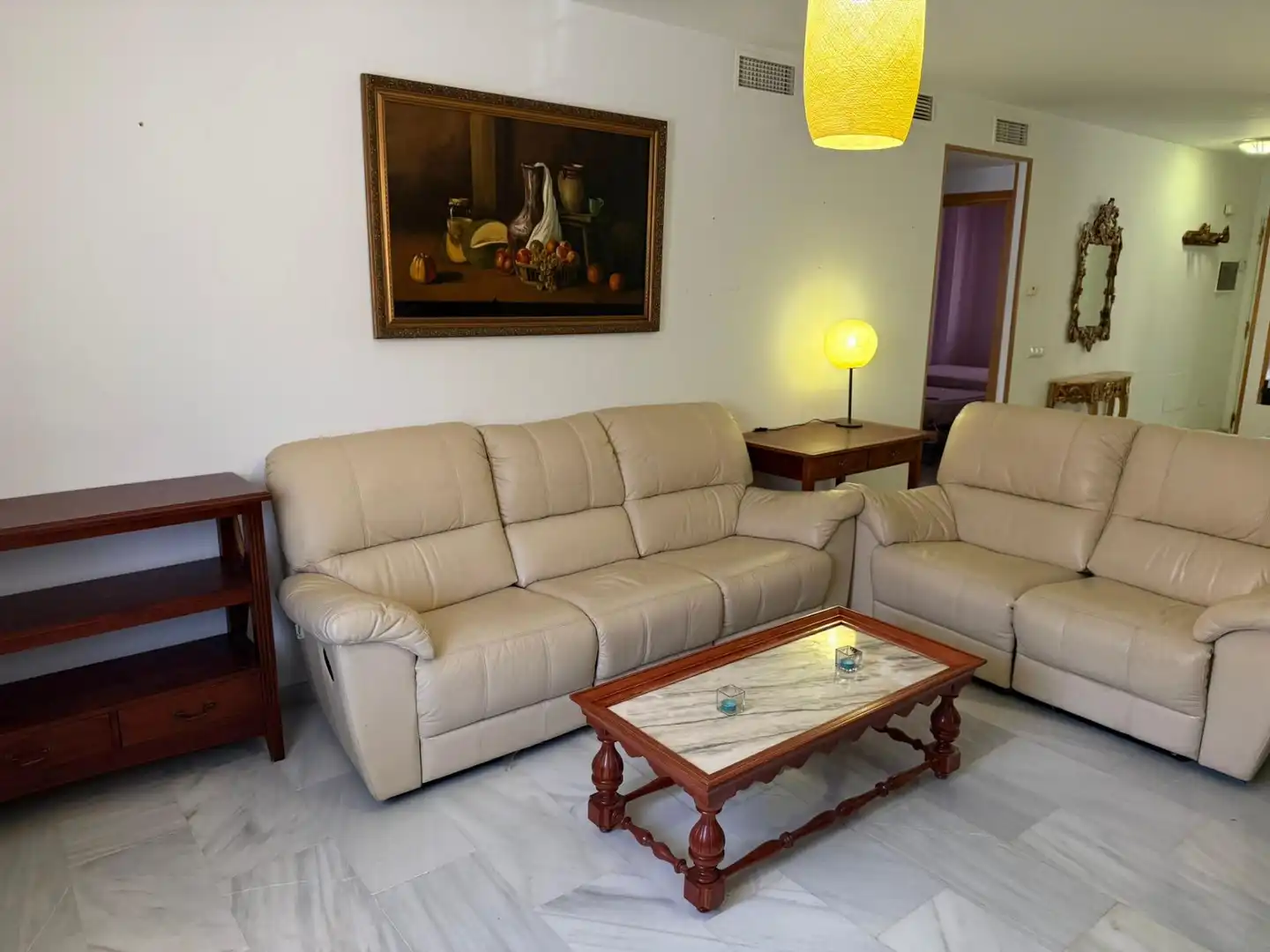 Sala d'estar de Planta baixa en venda en Málaga amb Aire condicionat, Calefacció i Jardí privat