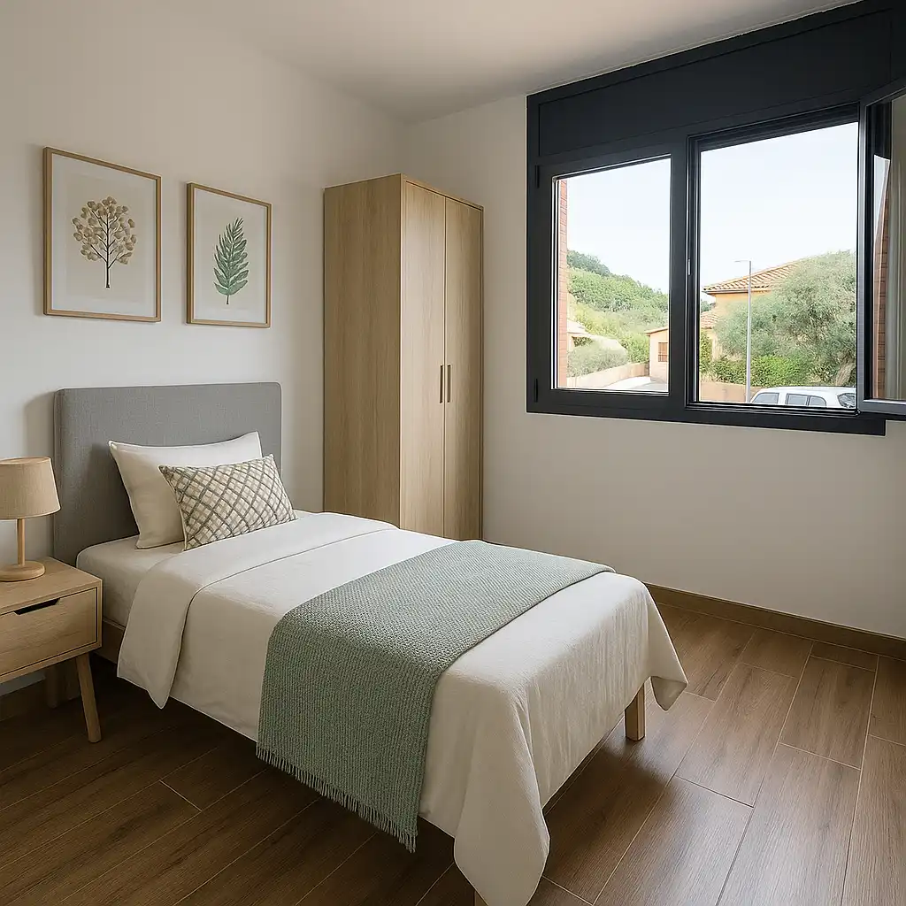 Habitación de Casa o chalet en venta en Cànoves I Samalús con Aire acondicionado, Calefacción y Jardín privado