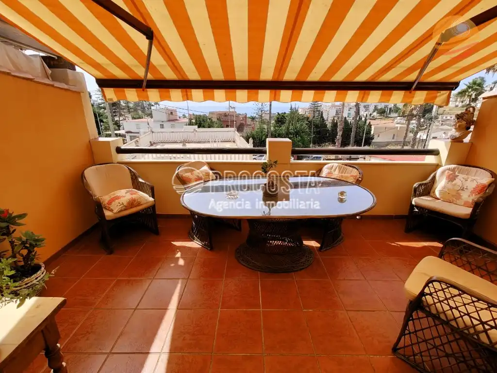 Terraza de Casa adosada en venta en Almuñécar con Aire acondicionado, Jardín privado y Terraza