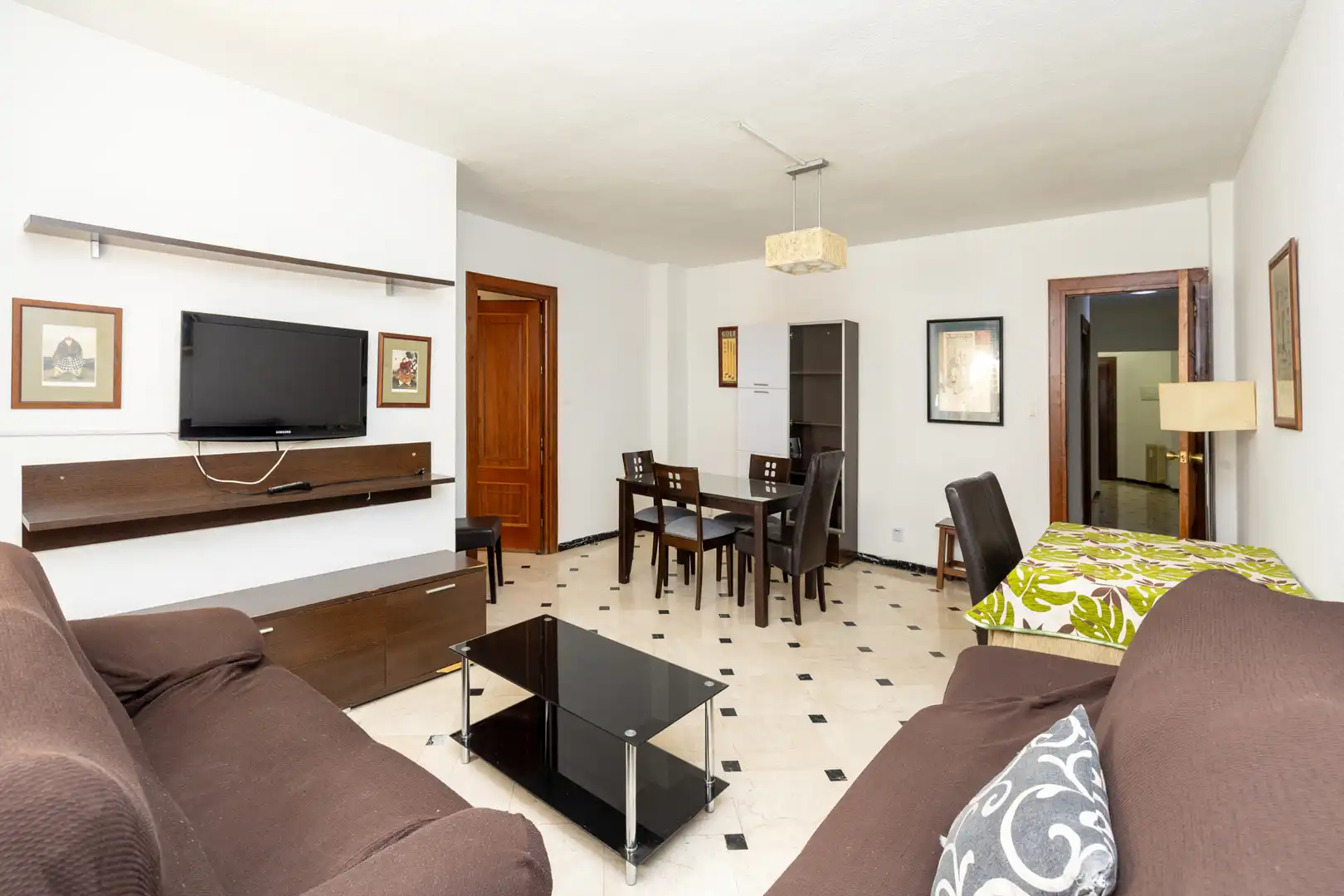Wohnzimmer von Wohnung zur Miete in Granada mit Heizung, Möbliert und Ofen