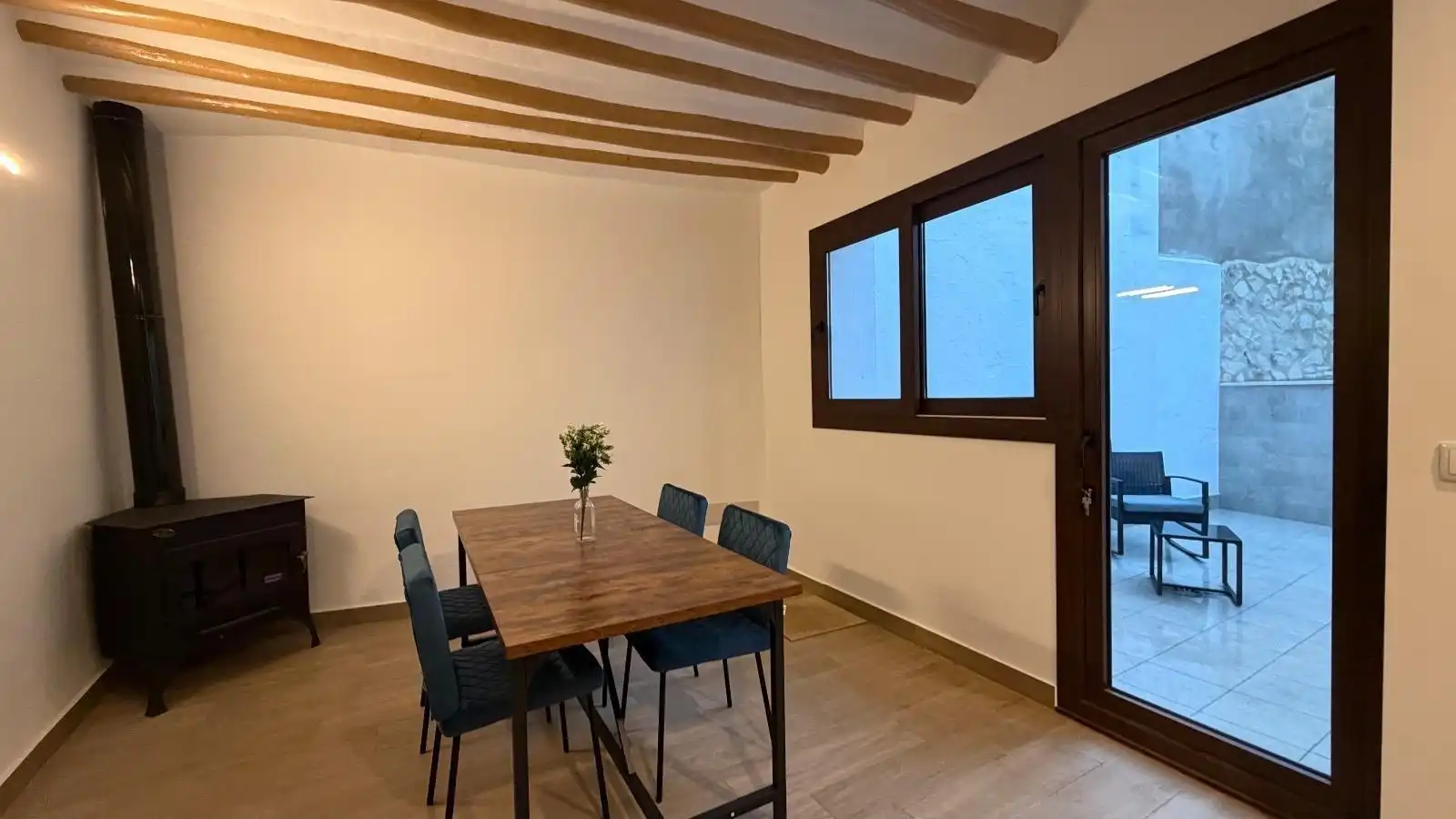 Dining room of Houses for sale in Cuevas Bajas  with Swimming Pool and Balcony