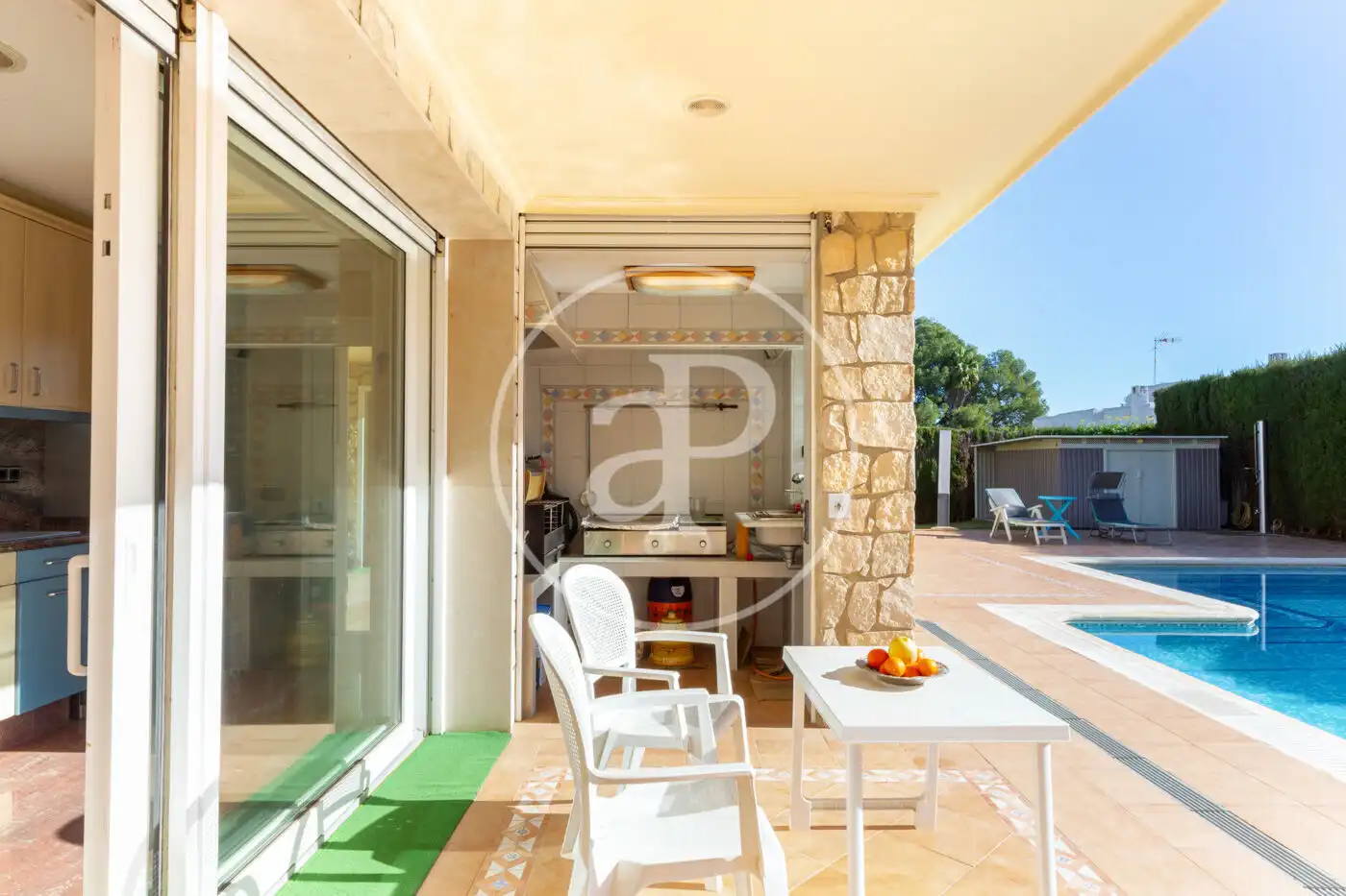 Terraza de Casa o chalet en venta en Serra con Aire acondicionado, Calefacción y Jardín privado