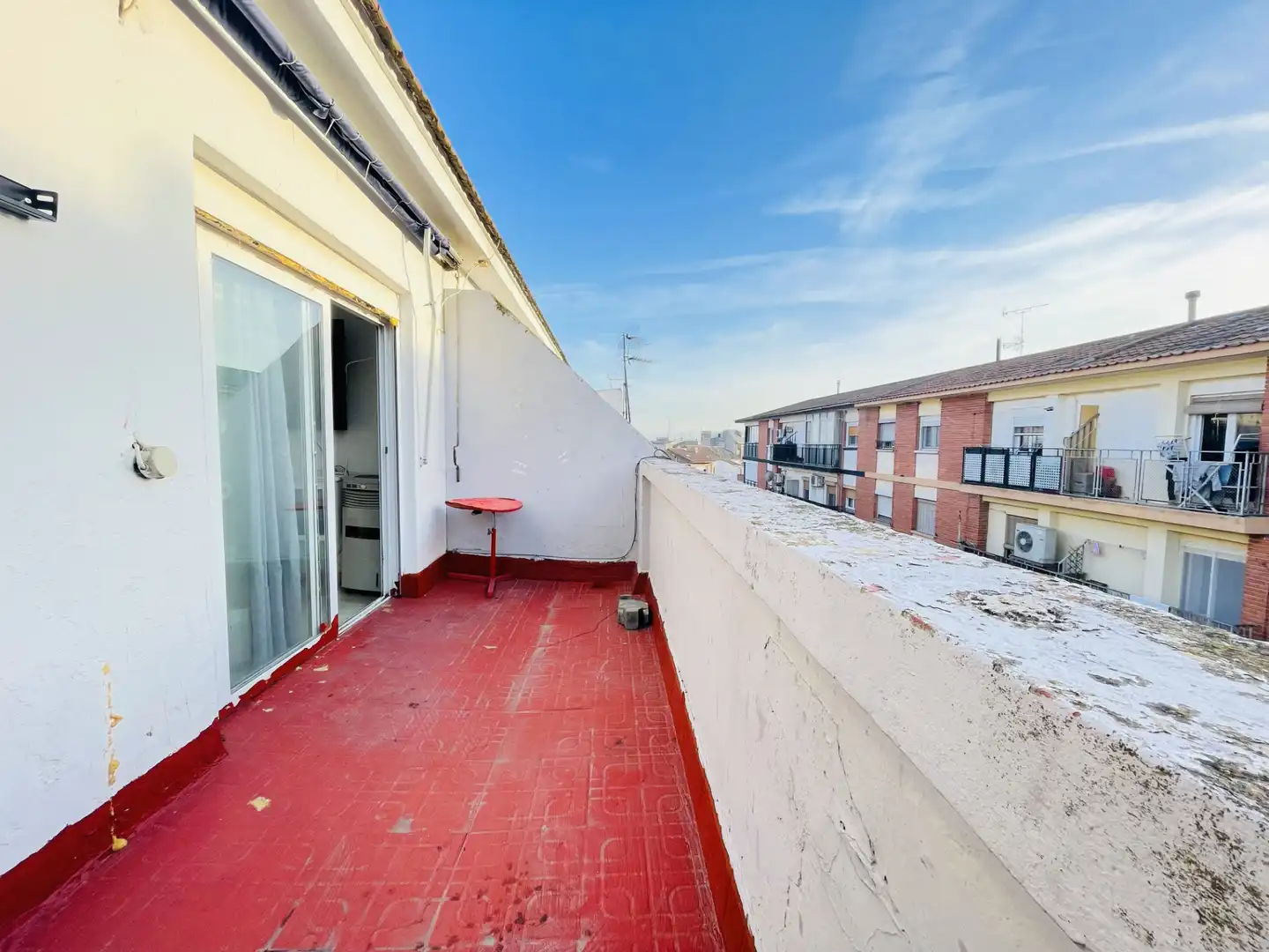 Terrace of Flat for sale in Alagón  with Terrace, Storage room and Furnished
