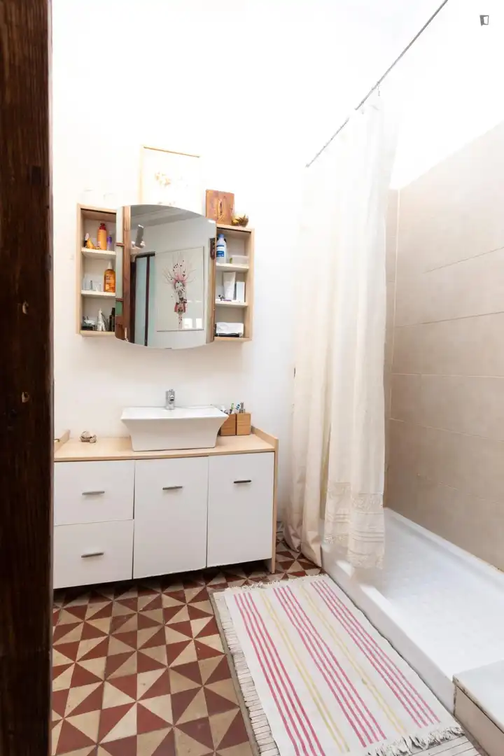 Baño de Casa o chalet para compartir en Valencia con Calefacción, Amueblado y Horno