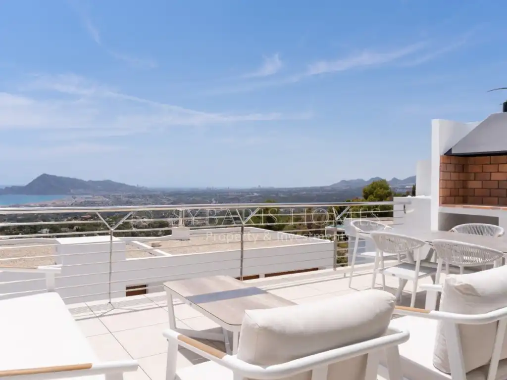Terraza de Casa o chalet en venta en Altea con Piscina y Amueblado