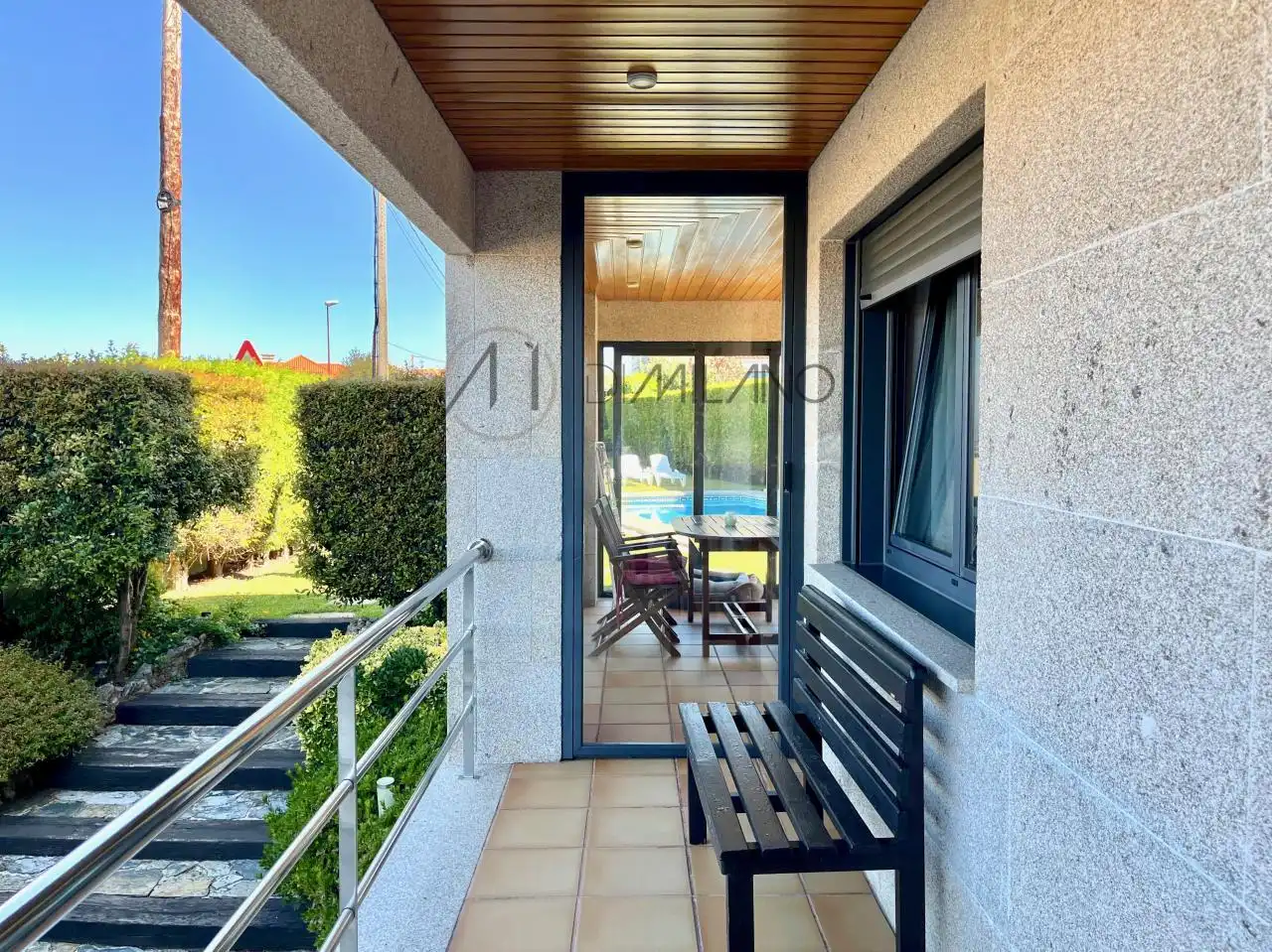 Balcony of Houses for sale in Vigo   with Heating, Private garden and Terrace