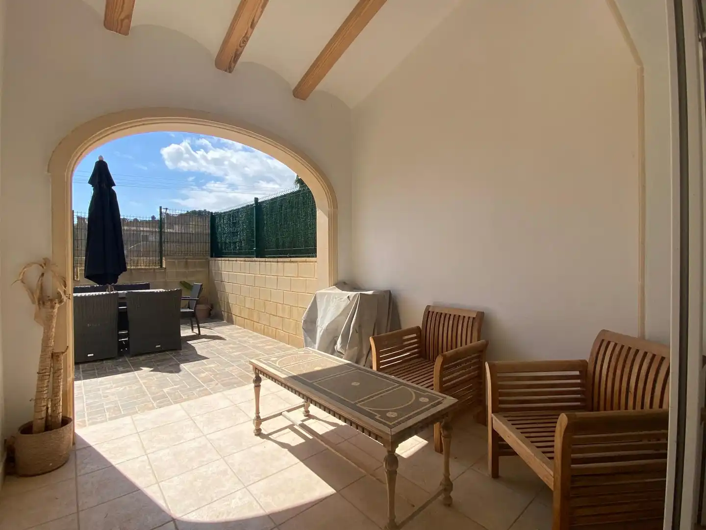 Terrassa de Casa adosada en venda en Benitachell / El Poble Nou de Benitatxell amb Calefacció, Jardí privat i Terrassa