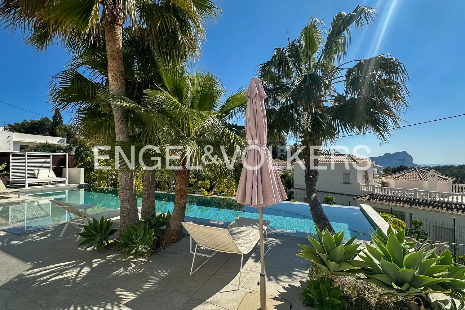 Vista exterior de Casa o chalet de alquiler en Jávea / Xàbia con Aire acondicionado, Calefacción y Jardín privado