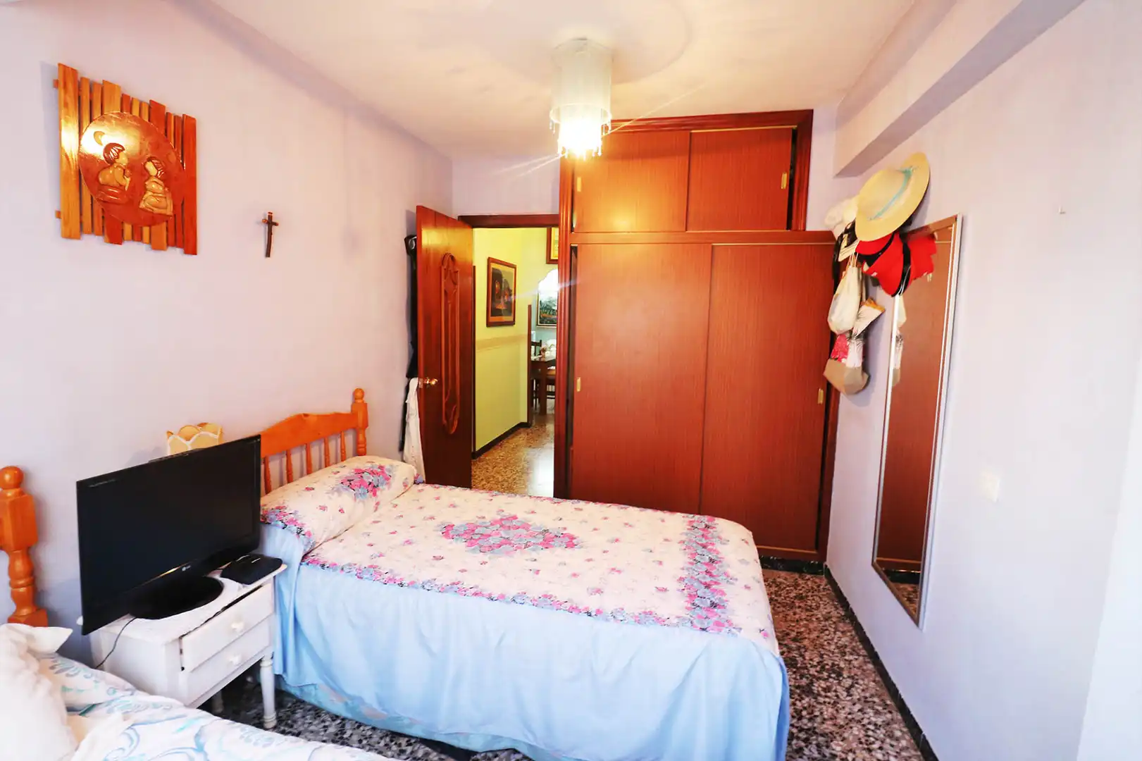Dormitori de Apartament en venda en Guardamar del Segura amb Aire condicionat, Terrassa i Moblat
