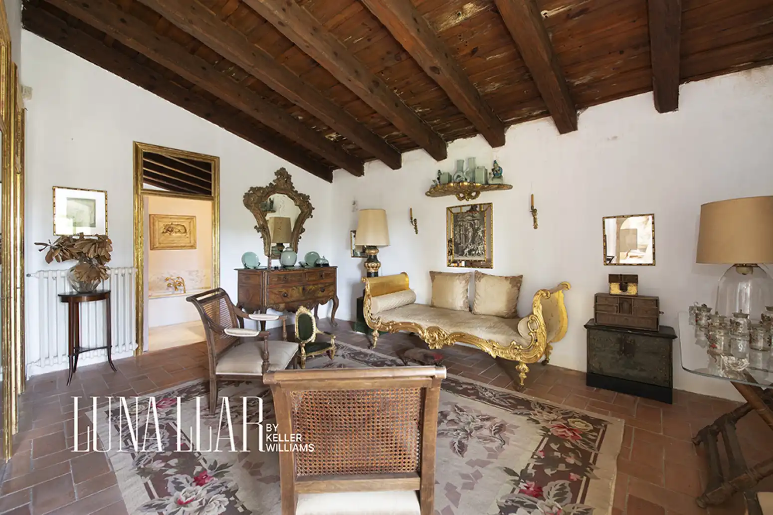Sala de estar de Casa o chalet en venta en Pineda de Mar con Jardín privado y Piscina