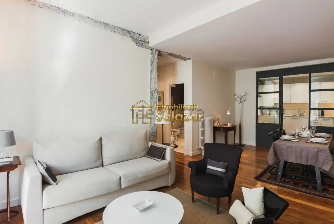 Sala d'estar de Pis de lloguer en Ibaiondo