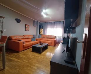 Living room of Flat for sale in  Logroño  with Air Conditioner, Parquet flooring and Terrace