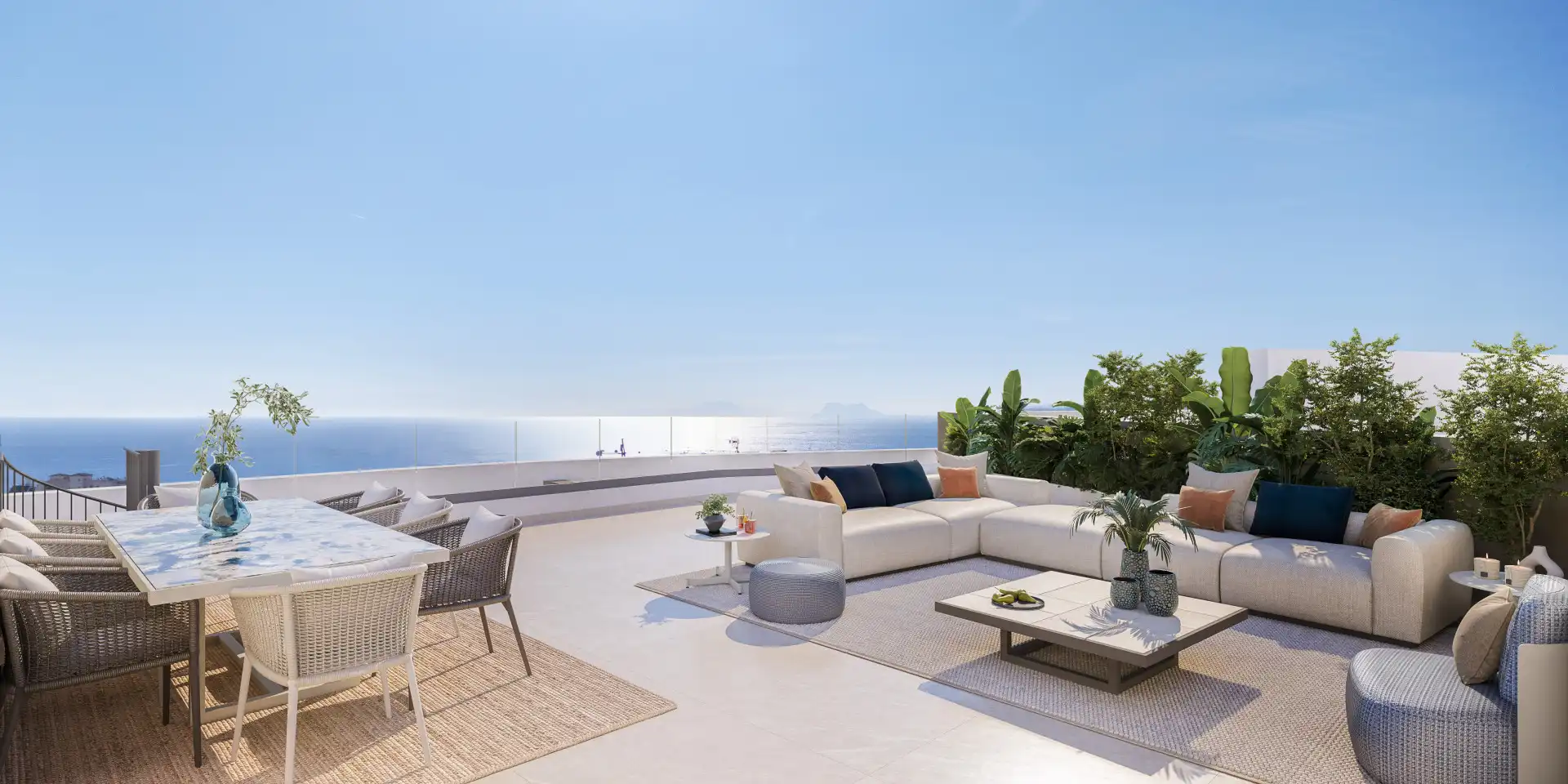 Terraza de Ático en venta en Estepona con Aire acondicionado, Terraza y Piscina