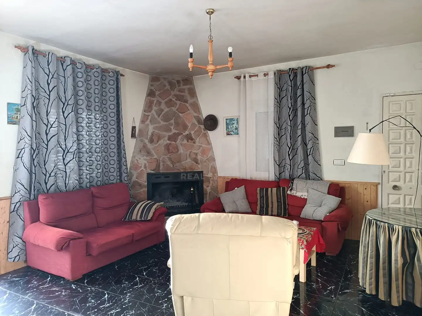 Sala de estar de Finca rústica en venta en Moratalla con Aire acondicionado, Terraza y Piscina