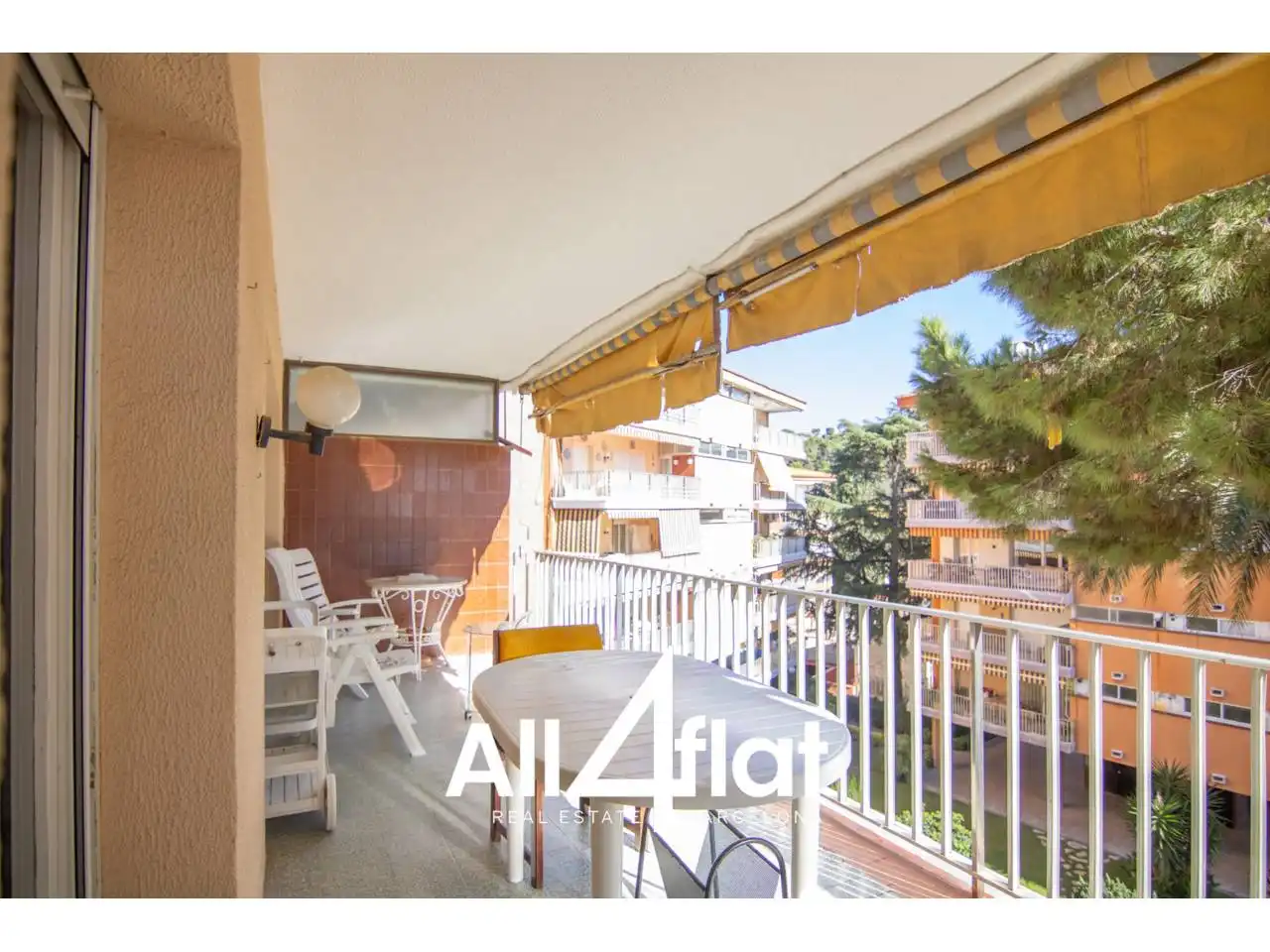 Terraza de Piso de alquiler en Centre